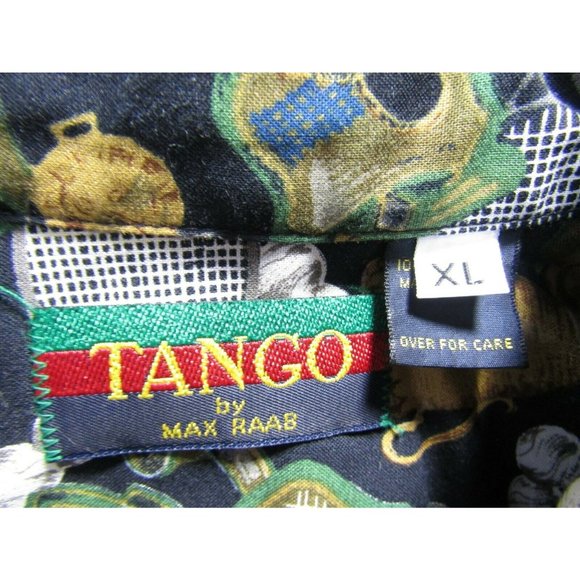 Vintage Tango By Max Raab Men's Short Sleeves Buttons Up Shirt Size XL Hawaiian - Picture 5 of 8